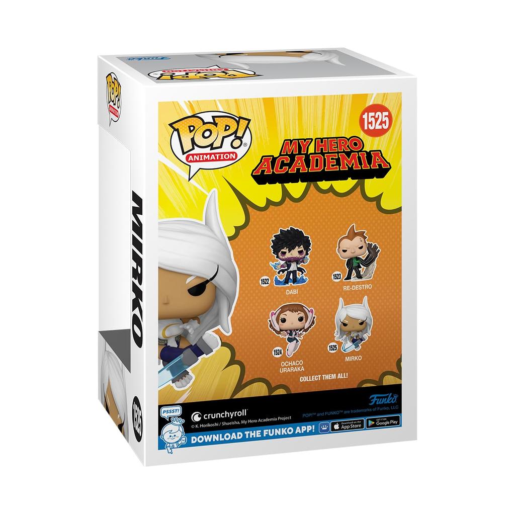 Funko My Hero Academia Rumi Usagiyama 2 Mirko Collection Vinyl Figure Gift Idea Official Goods For Kids Adults Anime Fans POP! Anime (MHA) - - (MHA)