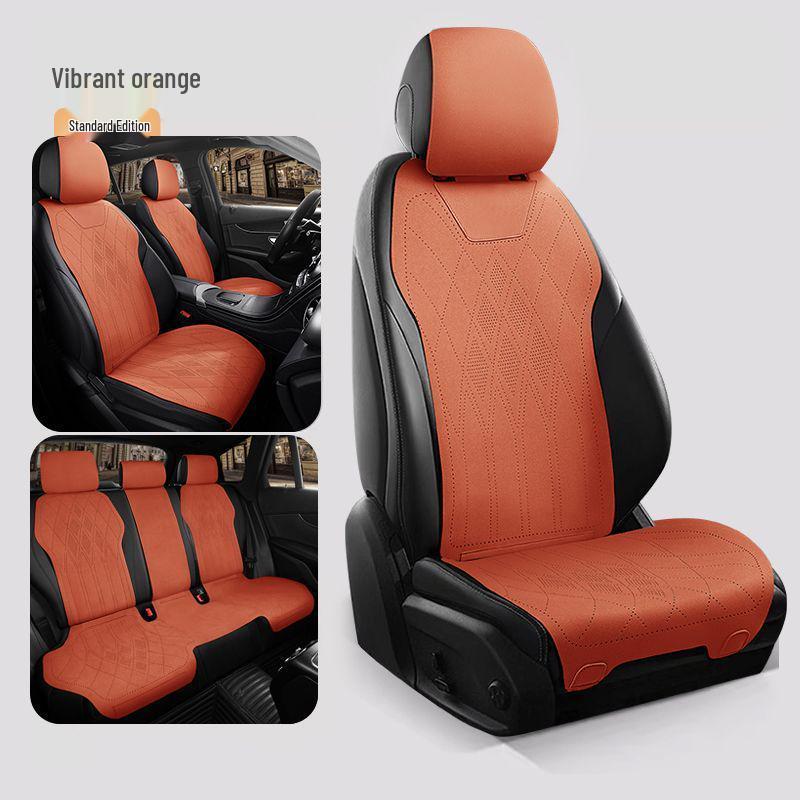 Volkswagen Käfer Vier Jahreszeiten Wildleder Sitzkissen: Atmungsaktive, Belüftete, Dünne Sattelunterlage.