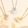 Swan Necklace Women'S Niche Light Luxury Fashion High-End Elegant Design Pendant Accessories Girls Gifts Premium