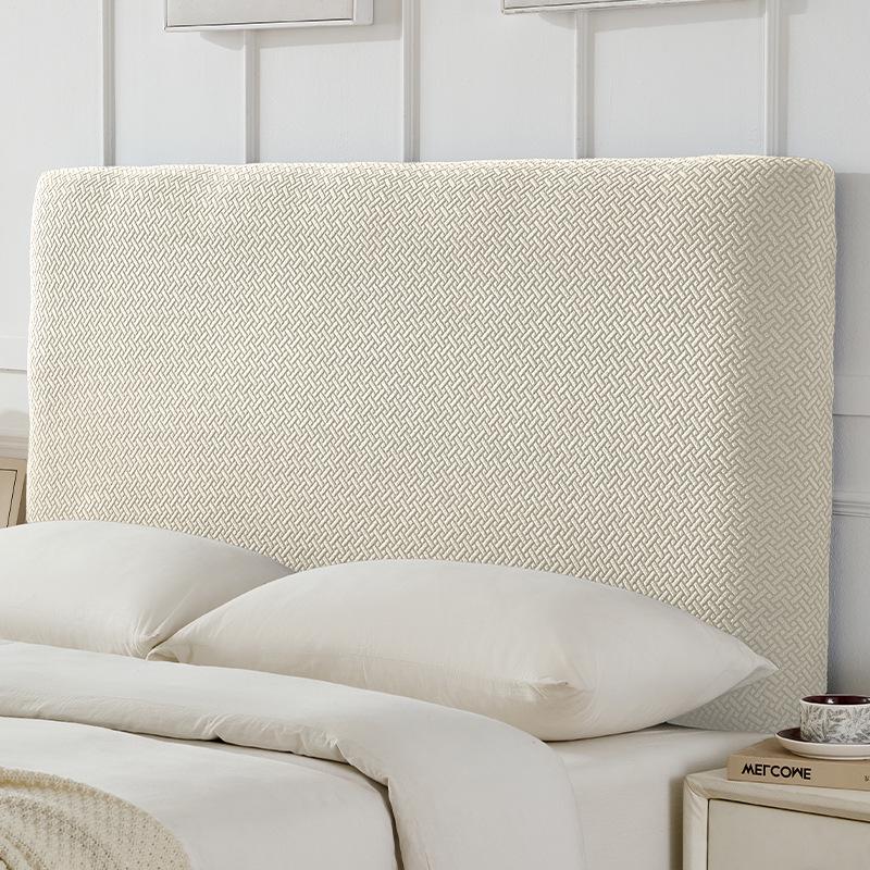 Jacquard Headboard Cover: Thickened, Dustproof, Non-slip, Wear-resistant, Elastic Slipcover & Backrest Protector
