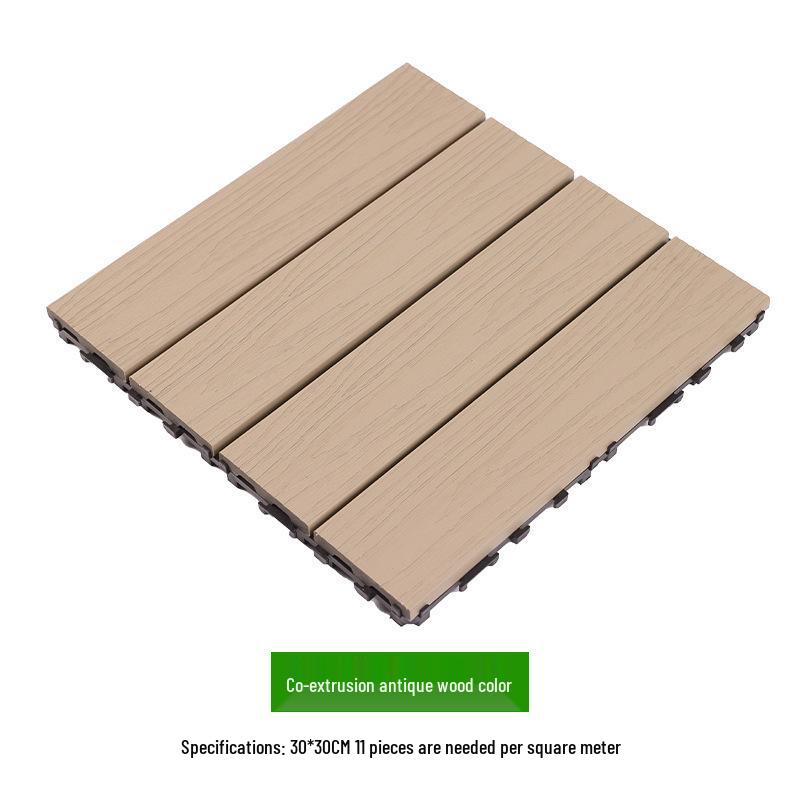 Pavimentazione WPC Impermeabile Anticorrosione per Rinnovamento di Terrazzi Esterni, Balconi, Giardini e Cortili.