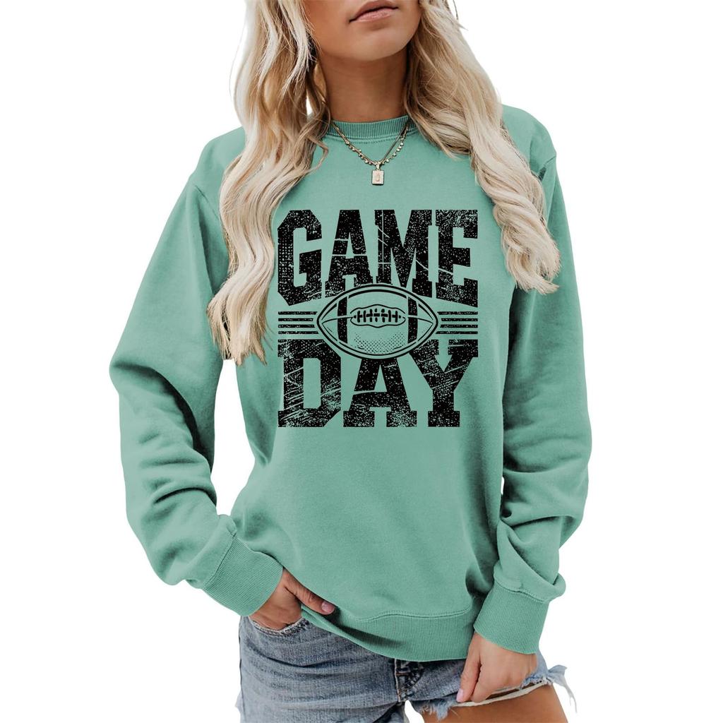 Unisex Fashion Printed Crewneck Sweatshirt, Long Sleeve Casual Pullover for Fall, Winter and Everyday Wear