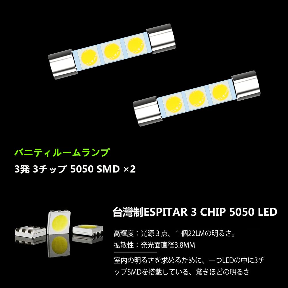 ZXREEK Mazda KF KE LED Interior Super 6000K Designed Specifically for the Atenza Genuine Replacement for the KE Series and Atenza GJ 126 5050 High