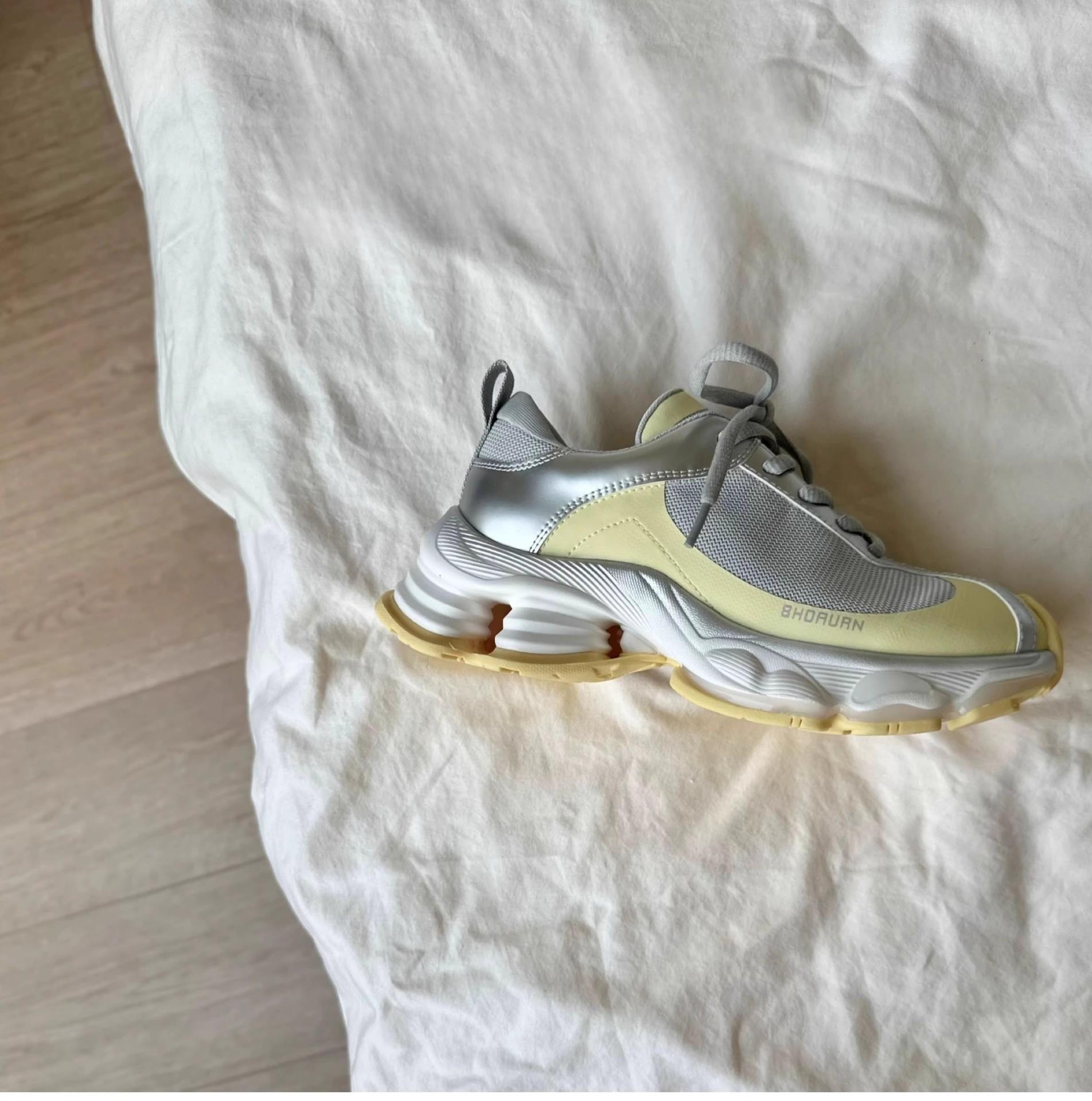 

Paris fashion platform color matching dad shoes women s 2025 new retro versatile comfortable breathable casual sports shoes 40 жовтий