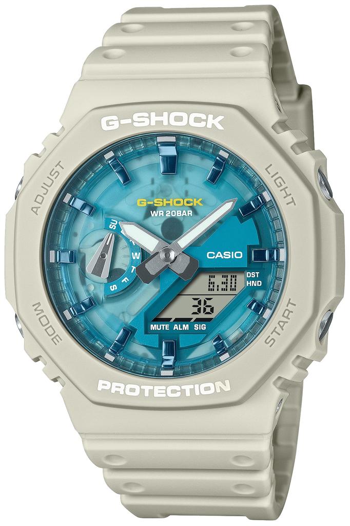 Watch OASIS OF DAY AND NIGHTseries Environmentally Friendly Materials Beige [Casio] G-Shock [] GA-2100AS-5AJF Men's