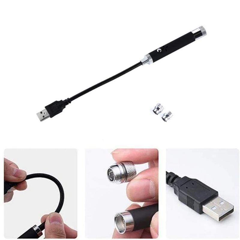 Car USB Star Night Lights Interior Ceiling Lights Atmosphere Light USB Interior Laser Light Car Atmosphere Decorative Lights