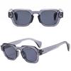 Retro Punk Women'S Square Sunglasses Uv400 Protection  Rivets Sun Glasses Small Shades For Beach/Travel/Streetwear