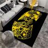 Wu-Tang Logo Gelbes Design geeignet als rutschfeste Matte für das Wohnzimmer oder Schlafzimmer Sofa