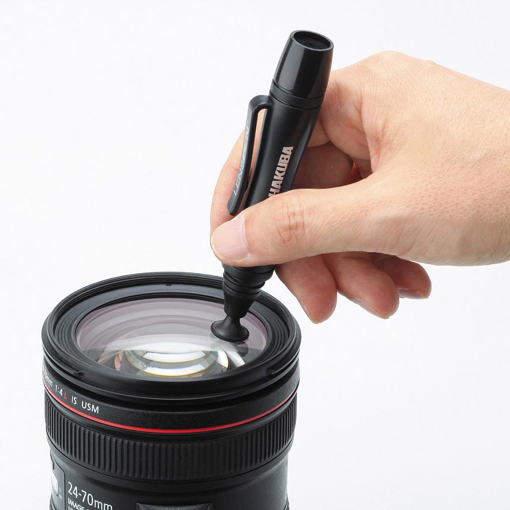 HAKUBA Lens Pen 3 Maintenance Supplies Black A Cleaner That Cleans with Just One [For Lenses] KMC-LP12B Pen-type Tool.