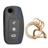 Silicone Car Key Case Cover Key Holder For Ford Focus Mk2 C Max S-Max Ecosport Fusion Fiesta Mk7 Cowgar Mondeo 2 Mustang Mach