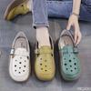 Women Fashionable versatile Sandals New Summer Casual Simple Solid Color hollow out Lightweight Breathable women shoes