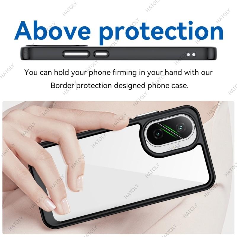 Για Xiaomi Poco F7 5G Θήκη Xiaomi Poco F7 Κάλυμμα TPU Περίγραμμα Ακρυλικό Πίσω Μέρος Προστατευτικές Θήκες Τηλεφώνου Για Xiaomi Poco F7 5G Funda