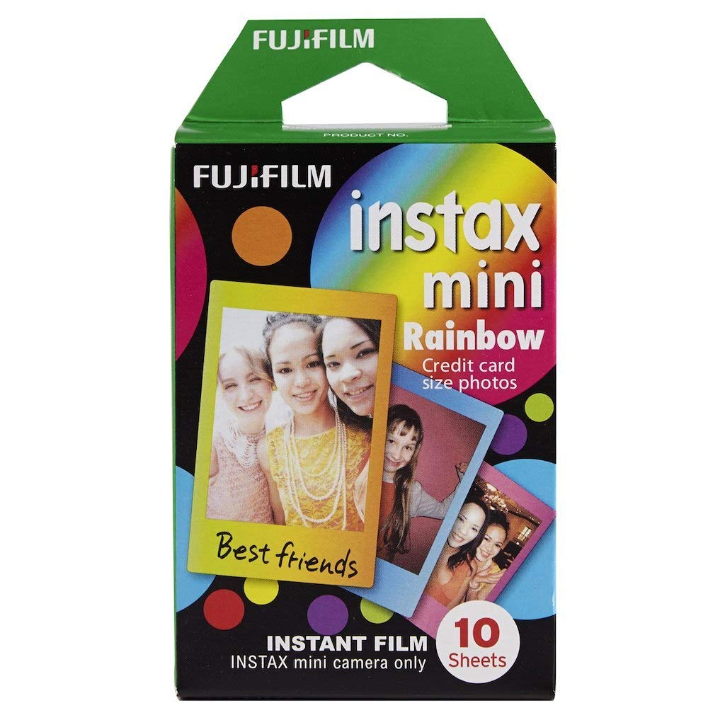 Fujifilm Instax Mini Sofortbildfilm Regenbogen, 10 Blatt, 3er-Pack, Vorteilsset