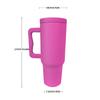 40 Oz Tumbler With Handle Straw Sealed And Leak-Proof Large Capacity Stainless Steel Coffee Cups Bottles Water Thermal Bottle