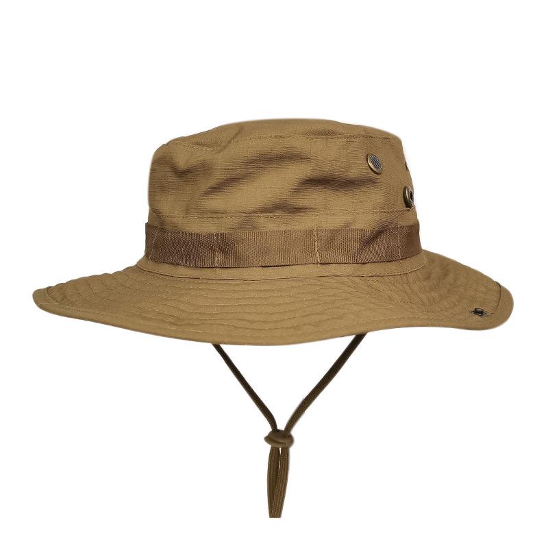 Men's Camouflage Boonie Hat - Tactical Sun Protection for Outdoor Hiking & Fishing