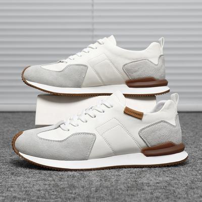 Mode Neue Herren Designer Wildleder gemischt Schnürschuhe Laufschuhe Männliche Lässige Flats Mokassins Sport Walking Sneakers Zapatos Hombre