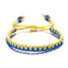 Gele Blauwe Nationale Vlag Armband Blauwe Gele Vlag Armband Sieraden Unisex Cadeau