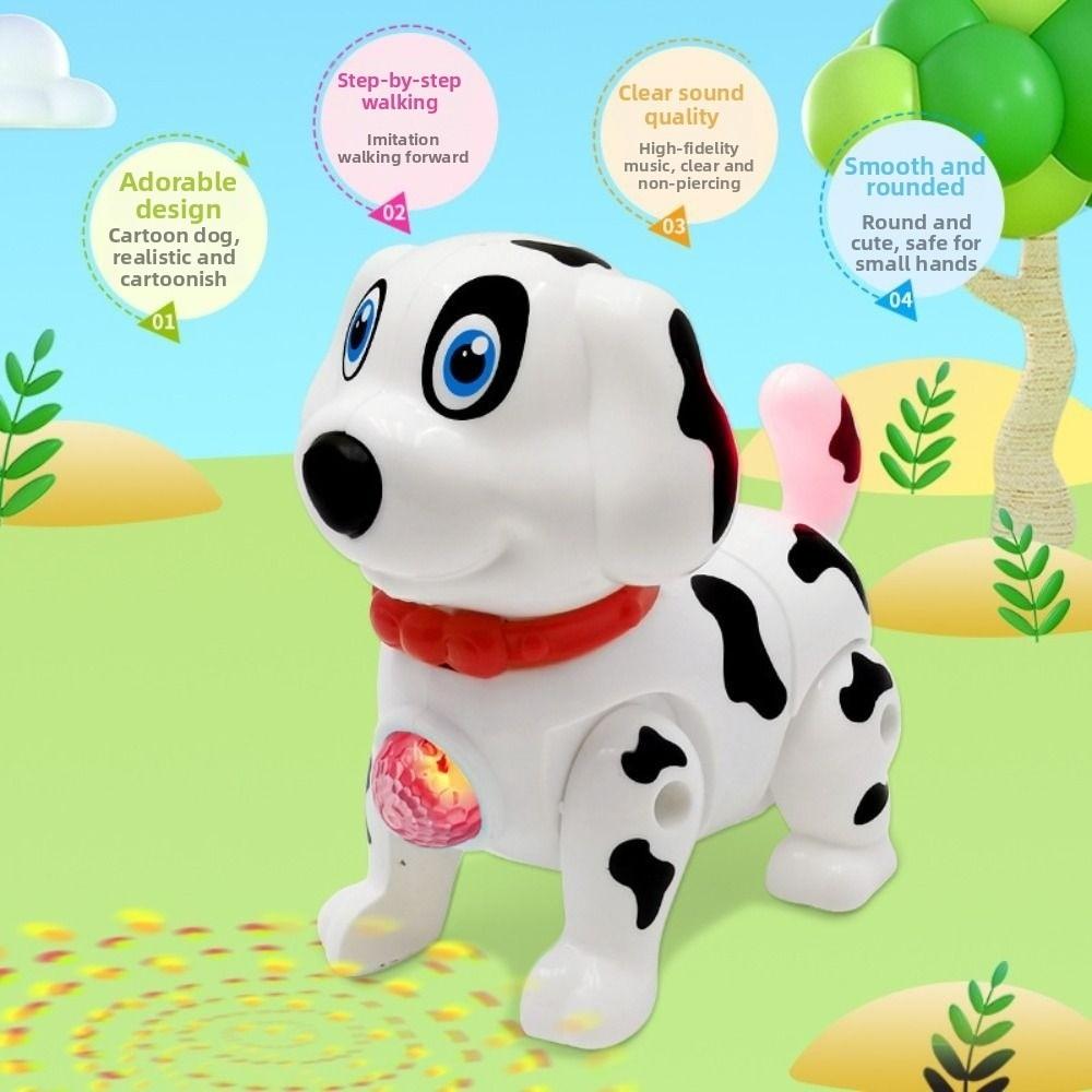 Plastic Electronic Robot Dog Toy Interactive Touch With Light Pets Toys Robotic Animals Programmable Smart