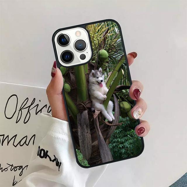 cute Husky baby Skin Coque Shell For iPhone 17 Air 15 16 14 13 12 Pro Max 11 Pro Max Plus Phone Case Cover