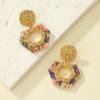 Retro Palace-Inspired Stud Earrings – Classic Vintage Jewelry for Women’s Sophisticated Look