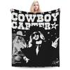 Super Soft Beyonce Cowboy Carter 2025 Tour Throw Blanket Premium Fleece Flannel Bed Blanket Cozy Plush Bedspread All Season Use