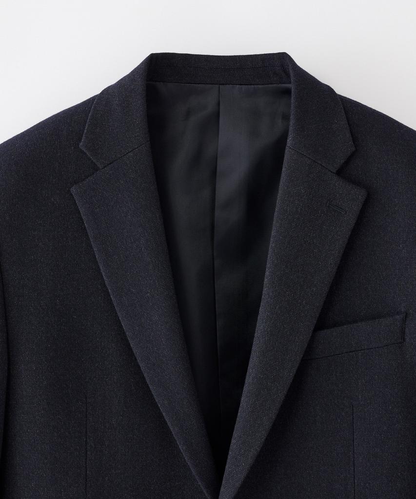 STCO Easy Care Brushed Solid Formal Jacket_Navy (Comfort Fit)_Ssjwd51Nsn