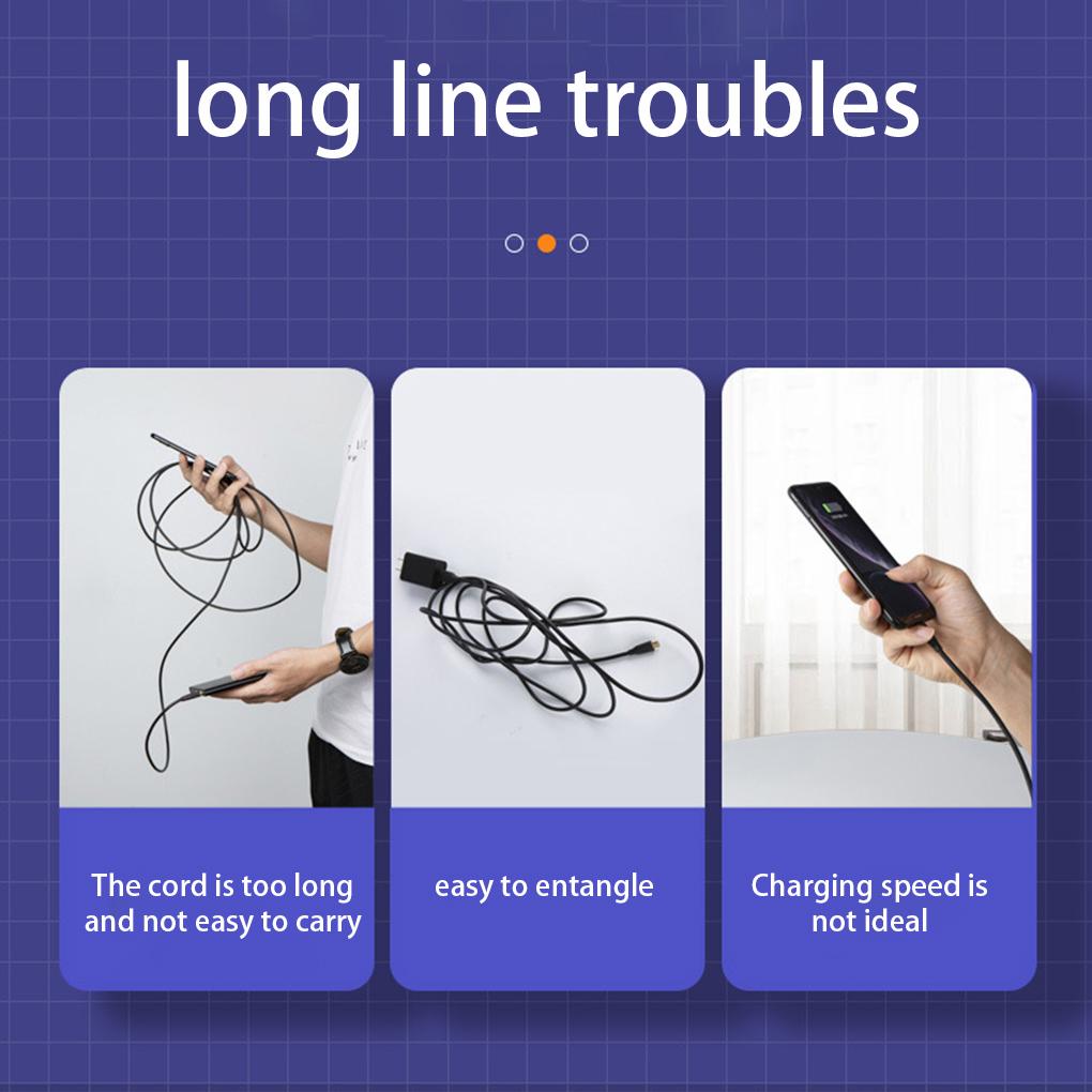 Phone Computer USB Adapter Cable Traveling QC 4.0 Large Current Converter Cord Conversion Connector Laptop Accessory