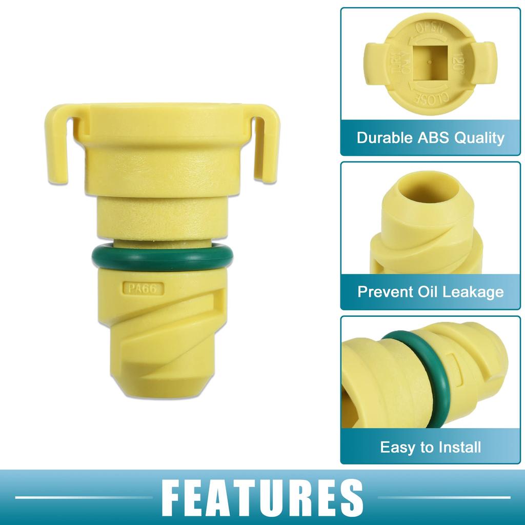 uxcell FT4Z-6730-A Drain Plug Replacement for Ford Mustang 2015-2020 Ford F-150 2015-2017 Nylon 4 Set