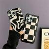 Unregelmäßige karierte Zebra-Muster Handyhülle für Iphone 13 Pro 11 12 13 Pro Max 14 Plus Soft Cover Mode niedliche Silikonhüllen