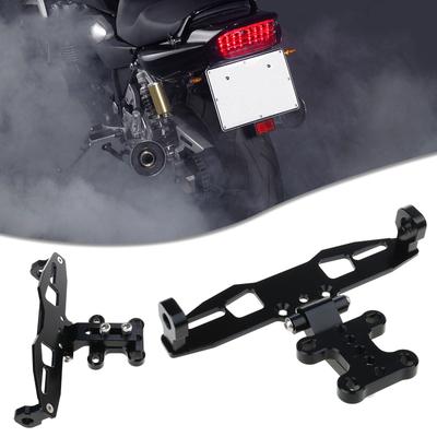 Adjustable Motorcycles License Plate Holder Bracket with Light Fit for TFX150 M-slaL150 Motorbike Accessories
