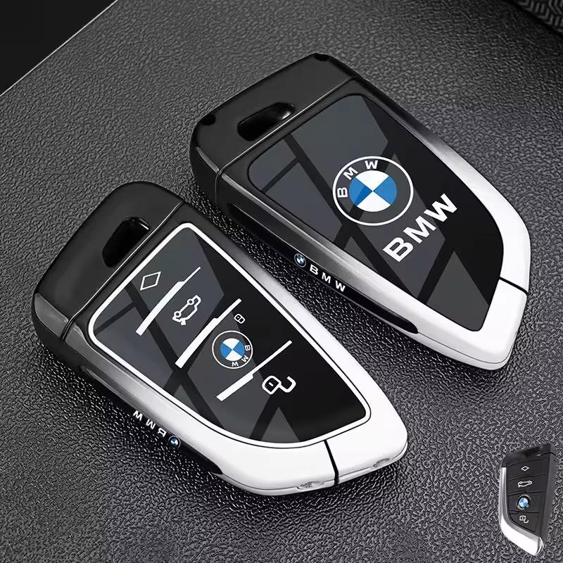 Car Key Case Cover Shell For BMW 1 2 3 4 5 6 7 Series X1 X3 X4 X5 X6 X7 F20 G20 G30 G05 G11 F15 F16 G01 G02 F48 Auto Accessories