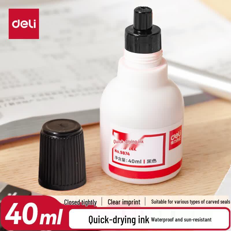 Deli Quick-Dry Cleaning Inkpad Oil