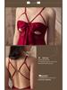 Xiaohongshu Influencer Style See-Through Mesh Camisole Nightgown with Bow