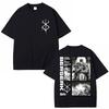 Vintage Anime Berserk Guts Graphic T Shirts Men Women Hip Hop Harajuku T-shirt Cotton Oversized