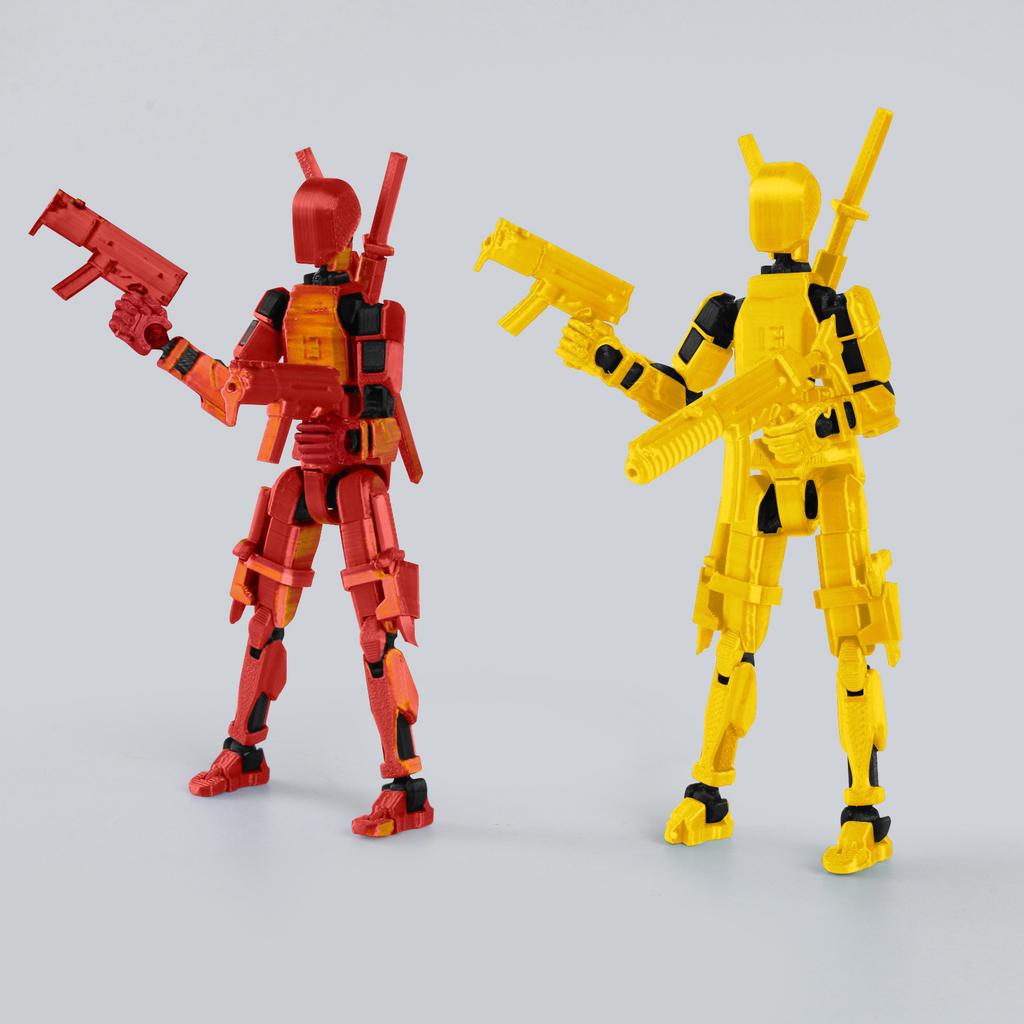 Mobile Doll Set, 3D Printed Titan Robot Mobile Doll, Posable Mobile Doll, Suitable For Collectors, Desktop Decoration