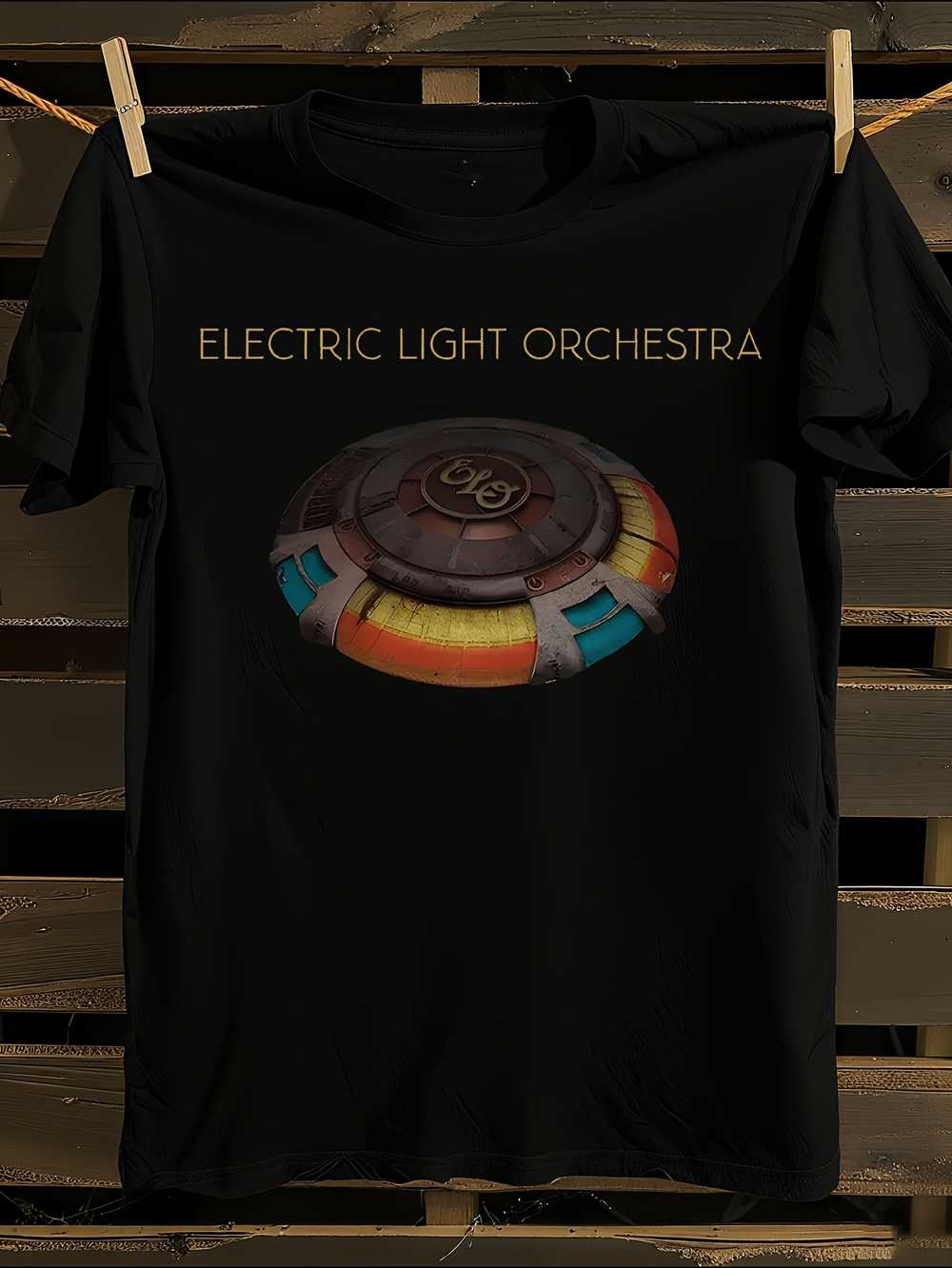 Electric Light Orchestra Mr Blue Sky Album T-Shirt Mens Tshirt Womens Tshirts with Letters Print Short Sleeves T-Shirt Casual Street Tee Shirt Top XXL