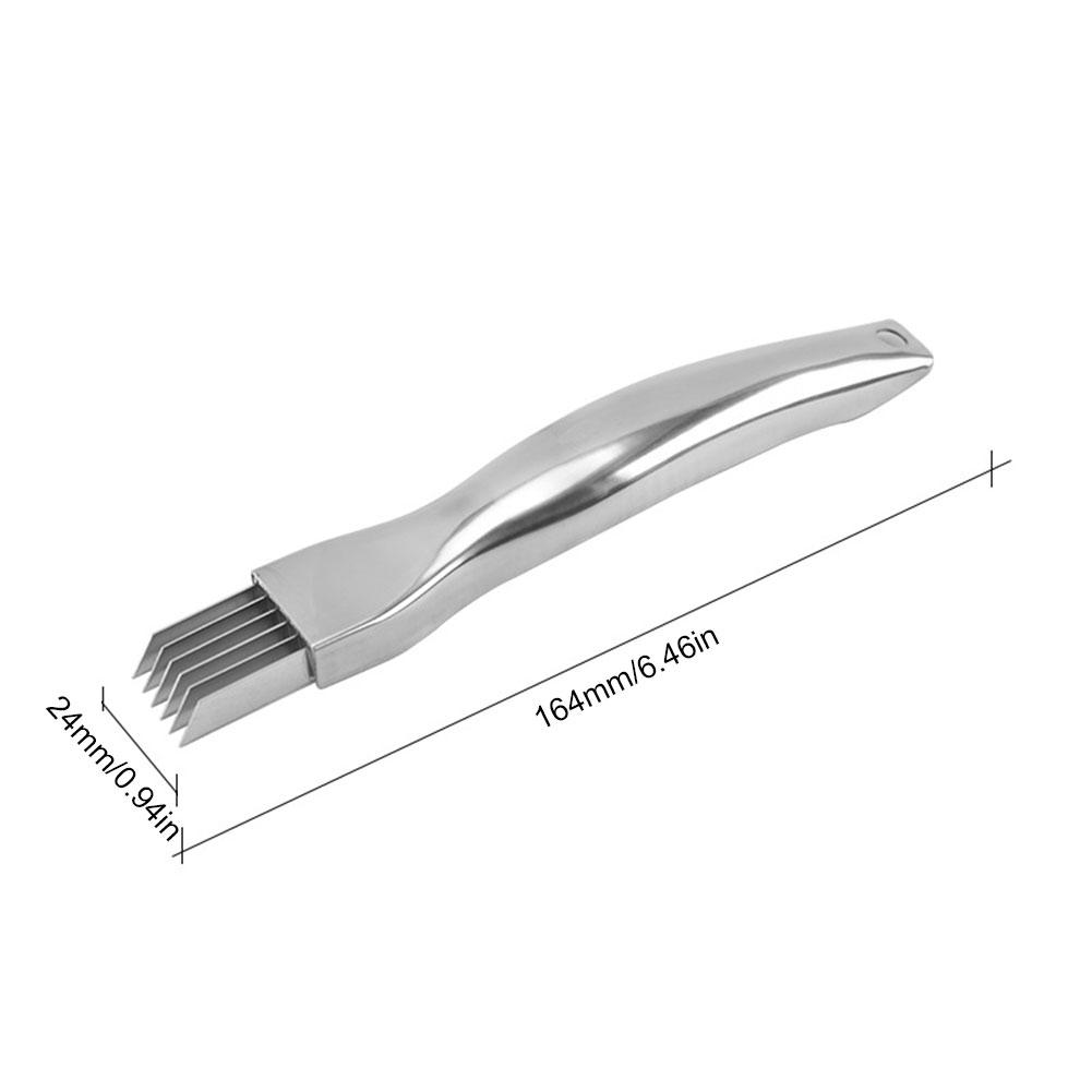 1/2/3Pcs Green Onion  Multi-Functional Spring Onion Slicer 6 Blades Scallion Cutter Shred  for Cucumber Kiwi Potato