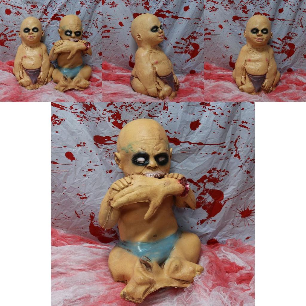 Halloween Horror Baby Hand Eating Model Venue Decoration Props For Themed Party