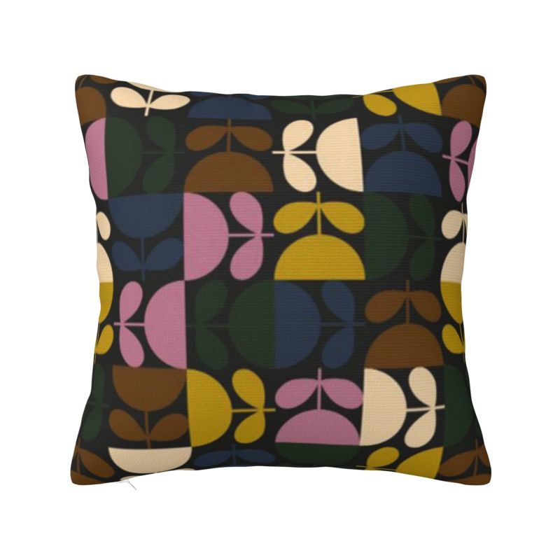 Custom Early Bird Granite Cushion Cover 40x40cm Orla Kiely Floral Velvet Cute Pillow Case Home Decoration