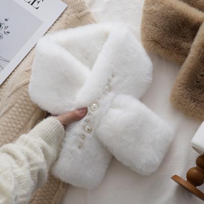 Scarf Women'S Winter Korean Version Fur Collar Fur Otter Hair Scarf Neck Hair Versatile High-End Warm Scarf