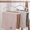 Household Retractable Folding Hanger Balcony Windproof Drying Rack Non-Slip Towel Towel Drying Rack Hanger