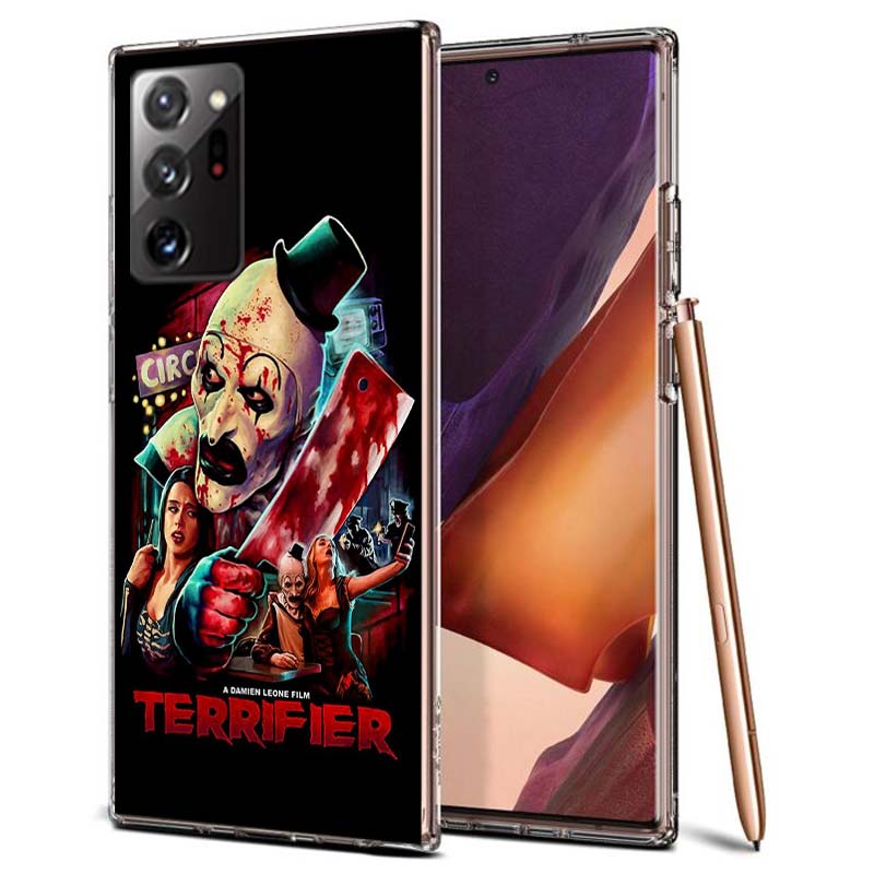 

Horror Movie Terrifier Phone Case for Samsung A55 A35 A25 A15 A07 A05S A16 A17 A26 A36 A37 A56 A57 Galaxy Note 20 10 A50S A71 A5 Samsung A40