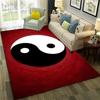 Chinese 3D Tai Chi Bagua Yin Yang Carpet Rug for Home Living Room Bedroom Sofa Doormat Decor,Child Area Rug Non-slip Floor Mat
