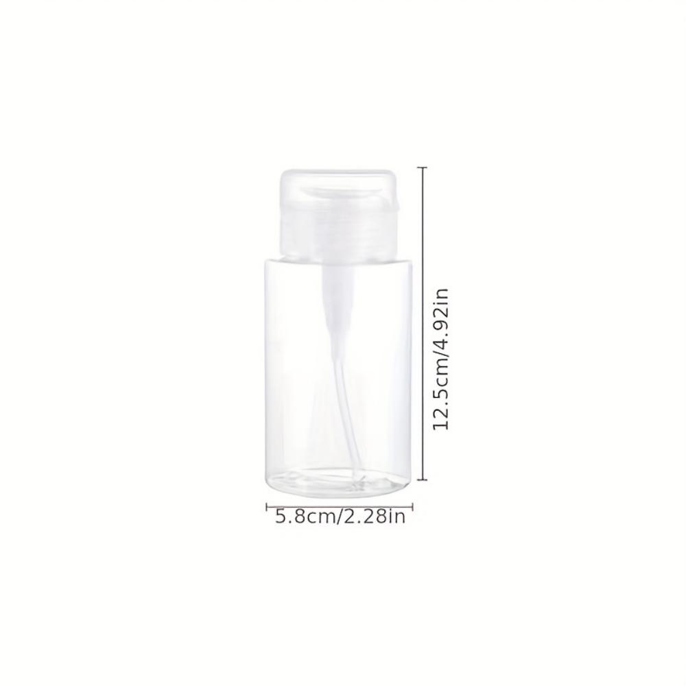 Press-type Makeup Remover Water Bottling, Extrusion Beauty Toner Nail Polish Remover Water Bottling, Press Pump Head Travel Portable