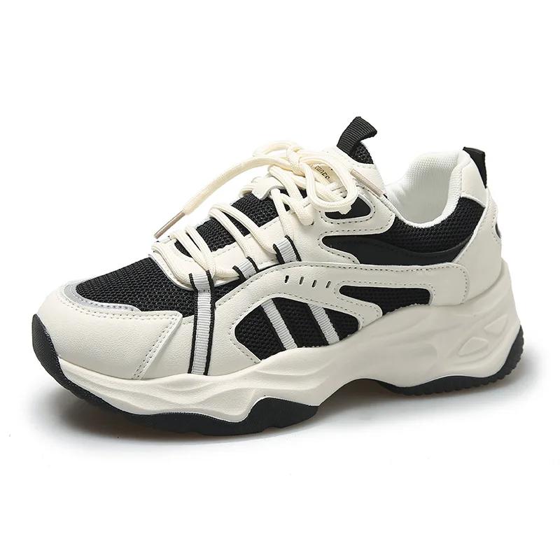 

Мода 2024 года. Новая удобная женская обувь. Модная дышащая обувь для шопинга. Универсальная повседневная обувь. Высококачественные кроссовки для занятий спортом на открытом воздухе. 35 чёрный