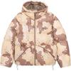 Stussy 2024 Autumn Collection Hooded Zipper Logo Loose American Down Jacket Unisex Outerwear Camouflage 115801
