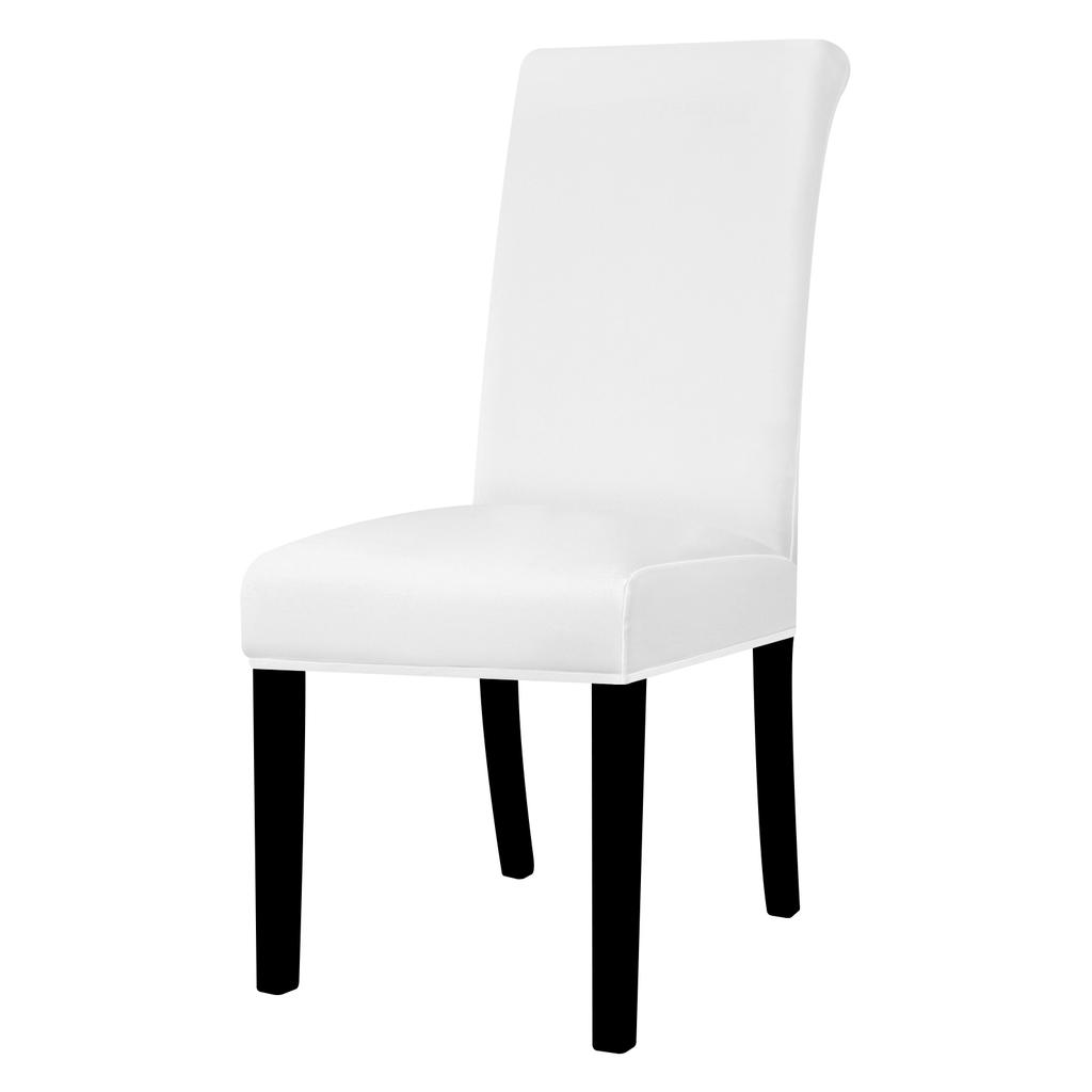 Elastic Solid Color Chair Cover Spandex Stretch Slipcovers Chair Seat Covers for Kitchen Dining Room Wedding Banquet Home Decor
