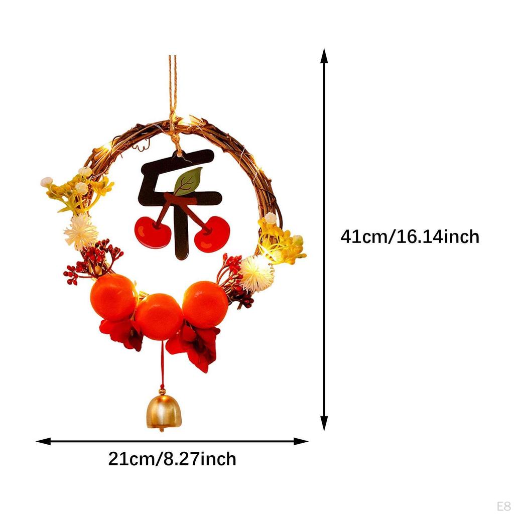 Chinese Year Garland with Lights of The Snake Door Decoration