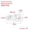 Galvanized Ring Eye Spring Hook Safety Buckle with Lifting Eye and Hook