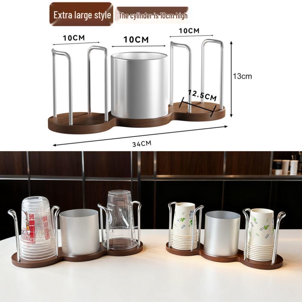 Multi-functional Desktop Paper Cup Holder for Home or Office